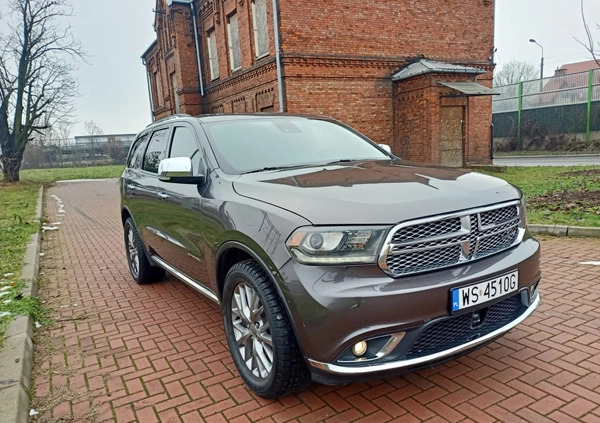 Dodge Durango cena 89000 przebieg: 221826, rok produkcji 2014 z Siedlce małe 232